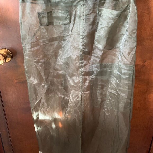 Zara Olive Green Sleeveless Jumpsuit - Picture 6 of 7